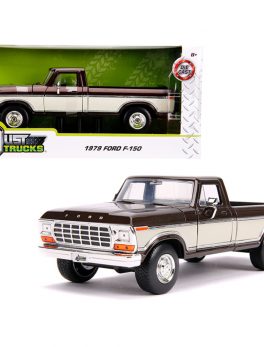 1979 Ford F-150 Pickup Truck Stock Brown Metallic and Cream Just Trucks 1/24 Diecast Model Car by Jada 31588