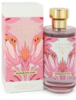 Prada La Femme Water Splash By Prada Eau De Toilette Spray 5.1 Oz For Women