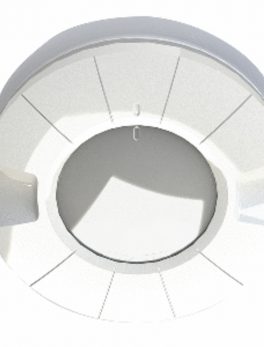 Lumitec Aurora LED Dome Light - White and amp; Red Output - Flush Mount
