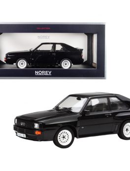 1985 Audi Sport Quattro Black 1/18 Diecast Model Car by Norev 188315