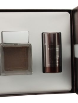 Euphoria Men Edt Spray 3.4 Oz and Deodorant Stick Alcohol Free 2.5 Oz For Men