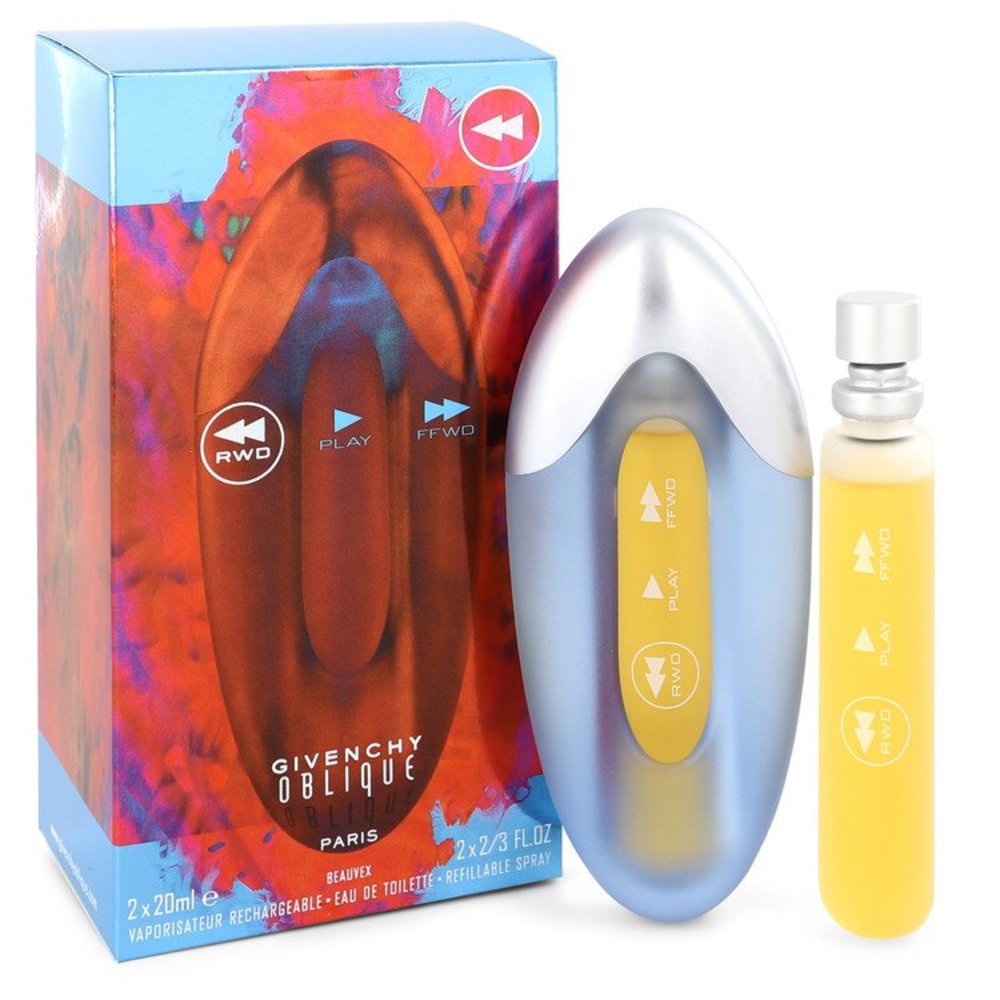 Oblique Rwd By Givenchy Two Eau De Toilette Spray Refills 2/3 Oz For Women