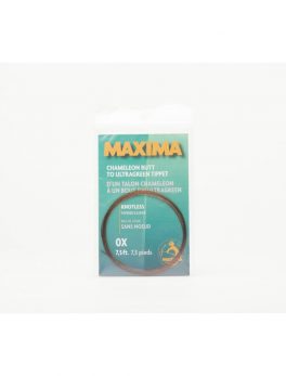 Maxima Knotless Tapered Leader 0x 7.5 ft Clear