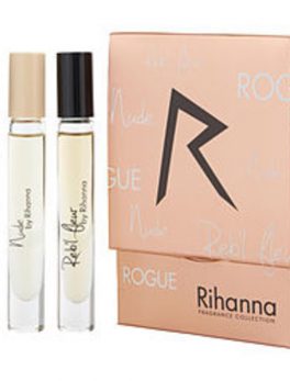 Rihanna Variety Reb'l Fleur and Rogue and Rihanna Nude And All Are Eau De Parfum .2 Oz Minis For Women