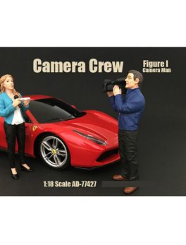 Camera Man Figurine I Camera Crew for 1/18 Scale Models by American Diorama 77427