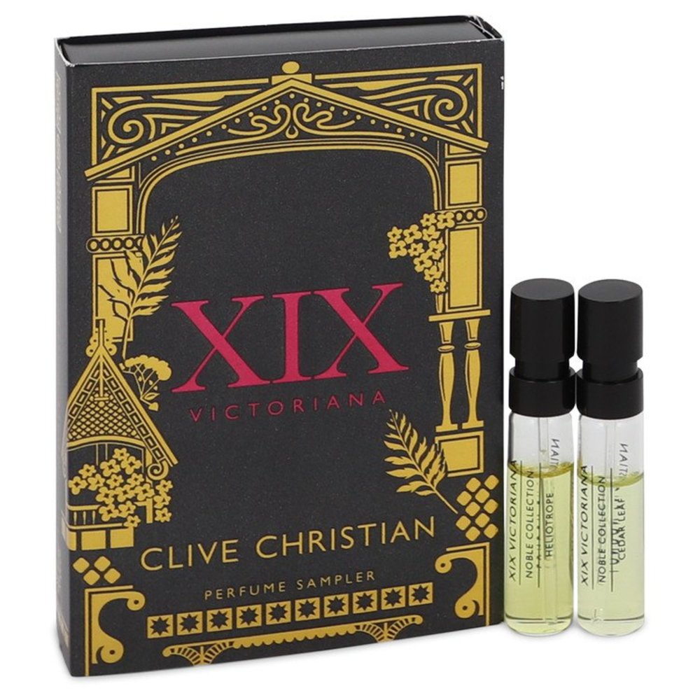Clive Christian Xix Victoria By Clive Christian Perfume Sampler Includes One Heliotrope And One Cedar Leaf Vial Sprays .05 Oz For Women