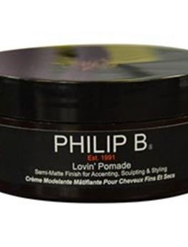 Philip B Lovin" Pomade Semi-matte Finish For Accenting, Sculpting and Styling 2 Oz For Anyone