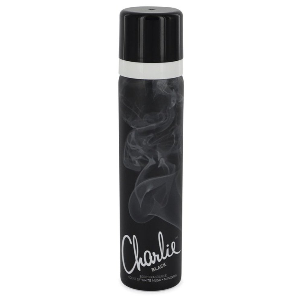 Charlie Black By Revlon Body Fragrance Spray 2.5 Oz For Women