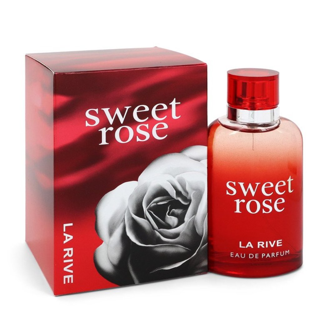 La Rive Sweet Rose By La Rive Eau De Parfum Spray 3 Oz For Women