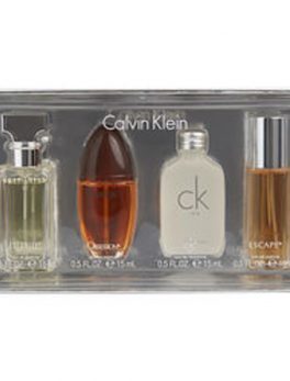 Calvin Klein Variety 4 Piece Womens Mini Variety With Eternity and Escape and Obsession and Ck One And All Are .5 Oz For Women