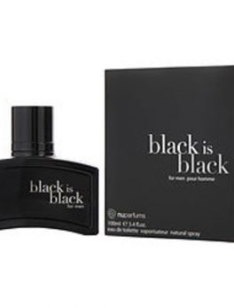 Black Is Black Edt Spray 3.4 Oz For Men