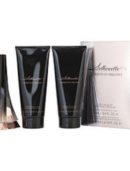 Christian Siriano Silhouette Set -eau De Parfum Spray 3.4 Oz and Body Lotion 6.7 Oz and Shower Gel 6.7 Oz For Women