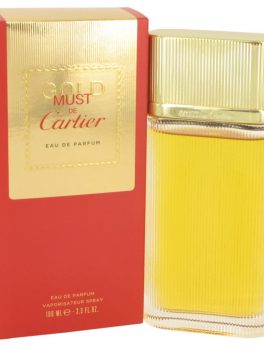 Must De Cartier Gold By Cartier Eau De Parfum Spray 3.3 Oz For Women