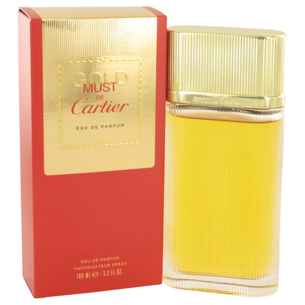 Must De Cartier Gold By Cartier Eau De Parfum Spray 3.3 Oz For Women