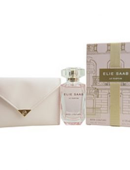 Elie Saab Le Parfum Rose Couture Edt Spray 1.6 Oz and Pouch For Women