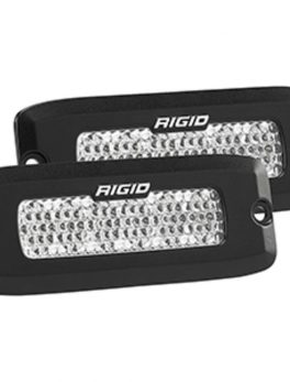 RIGID Industries SR-Q PRO Spot Diffused - Flush Mount - Pair