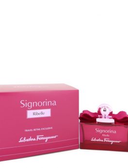 Signorina Ribelle By Salvatore Ferragamo Eau De Parfu Spray + Free .34 Oz Mini Edp Spray 3.4 Oz For Women