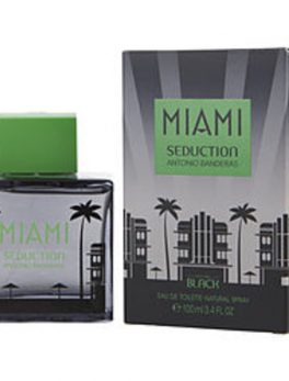 Miami Seduction Black Edt Spray 3.4 Oz For Men