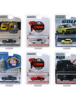 Anniversary Collection Set of 6 pieces Series 9 1/64 Diecast Model Cars by Greenlight 28000SET