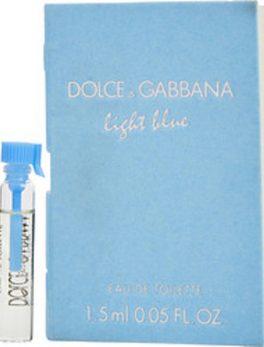 D and G Light Blue Edt Vial On Card For Women