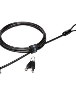 Kensington MicroSaver 2.0 Keyed Laptop Lock - Carbon Steel - For Notebook