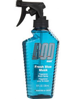 Bod Man Fresh Blue Musk Fragrance Body Spray 8 Oz For Men