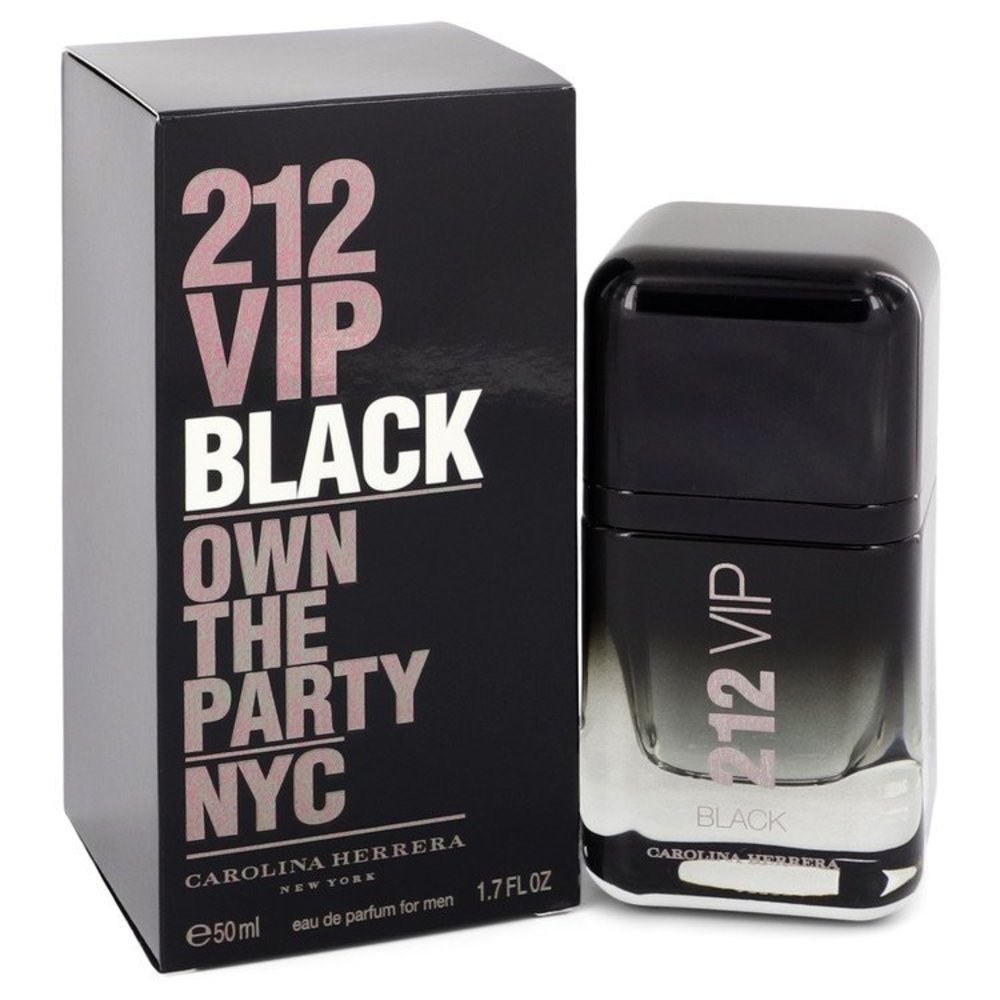 212 Vip Black By Carolina Herrera Eau De Parfum Spray 1.7 Oz For Men