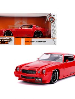 1979 Chevrolet Camaro Z28 Glossy Red Bigtime Muscle 1/24 Diecast Model Car by Jada 31458