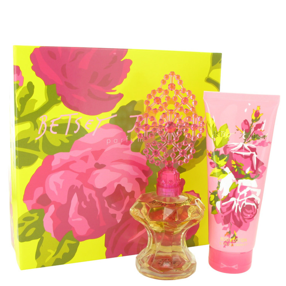 Betsey Johnson By Betsey Johnson Gift Set -- 3.4 Oz Eau De Parfum Spray + 6.7 Oz Body Lotion For Women