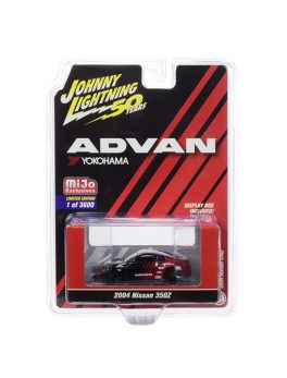 2004 Nissan 350Z ADVAN Yokohama Johnny Lightning 50th Anniversary Limited Edition to 3600 pieces Worldwide 1/64 Diecast Model Car by Johnny Lightning JLCP7241