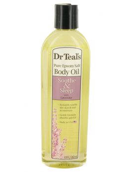 Dr Teal's Bath Oil Sooth and Sleep With Lavender By Dr Teal's Pure Epsom Salt Body Oil Sooth and Sleep With Lavender 8.8 Oz For Women