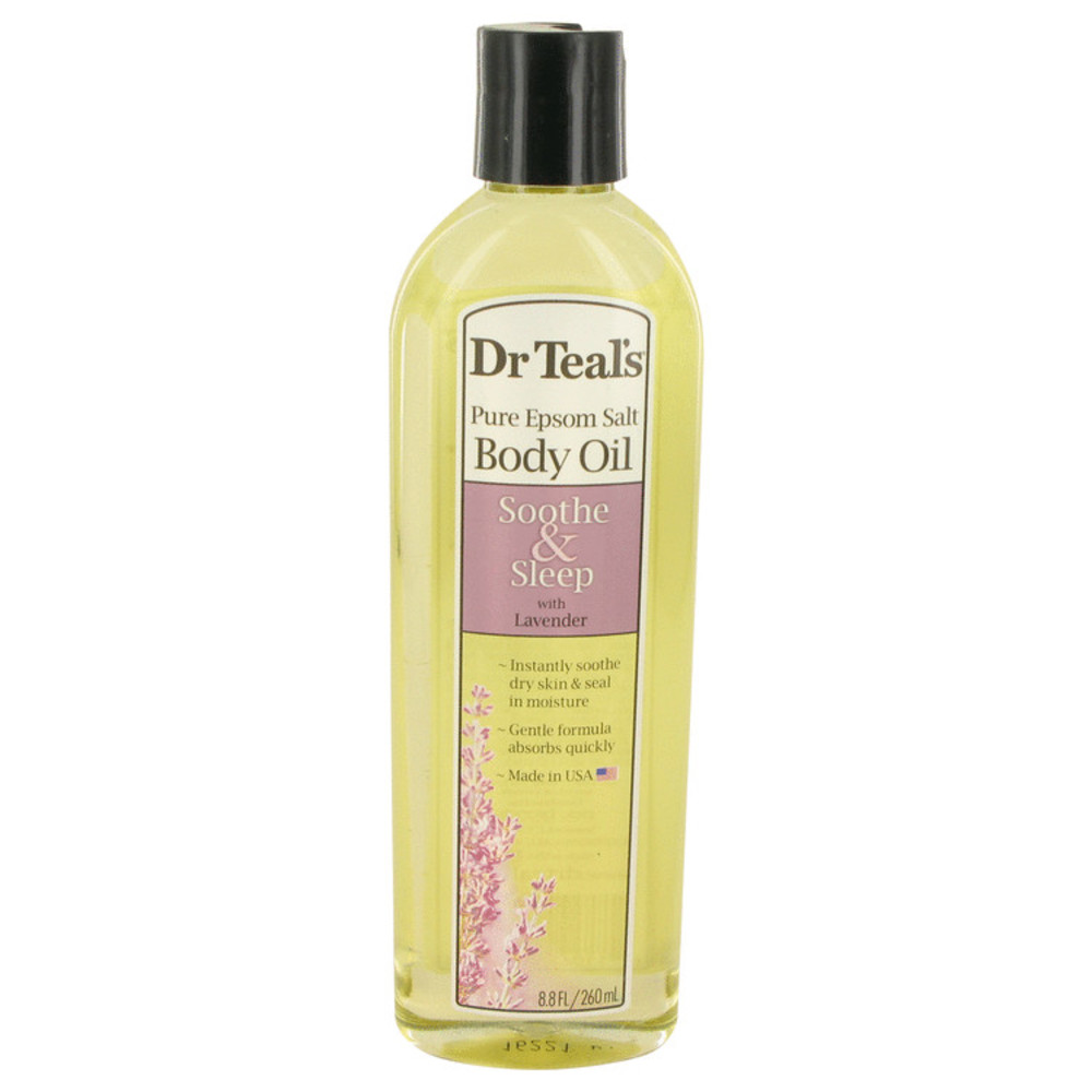 Dr Teal's Bath Oil Sooth and Sleep With Lavender By Dr Teal's Pure Epsom Salt Body Oil Sooth and Sleep With Lavender 8.8 Oz For Women
