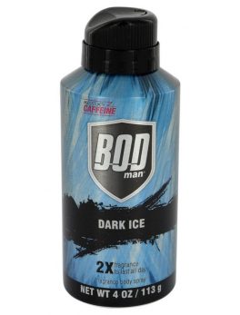 Bod Man Dark Ice By Parfums De Coeur Body Spray 4 Oz For Men