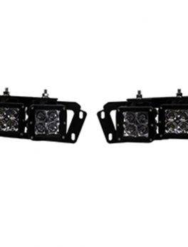 RIGID Industries 2010-2017 Dodge Ram 2500/3500 and amp; 2009-12 Dodge Ram 1500 Fog Light Mount Kit