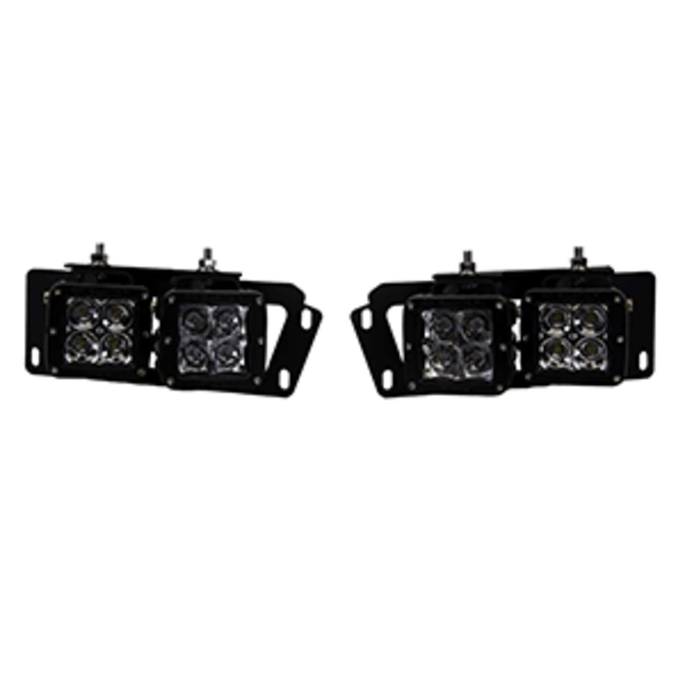 RIGID Industries 2010-2017 Dodge Ram 2500/3500 and amp; 2009-12 Dodge Ram 1500 Fog Light Mount Kit