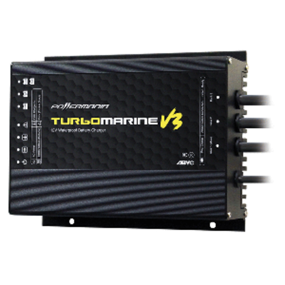 Powermania Turbo M212V3 12 Amp 2-Bank 12/24VDC Waterproof Charger