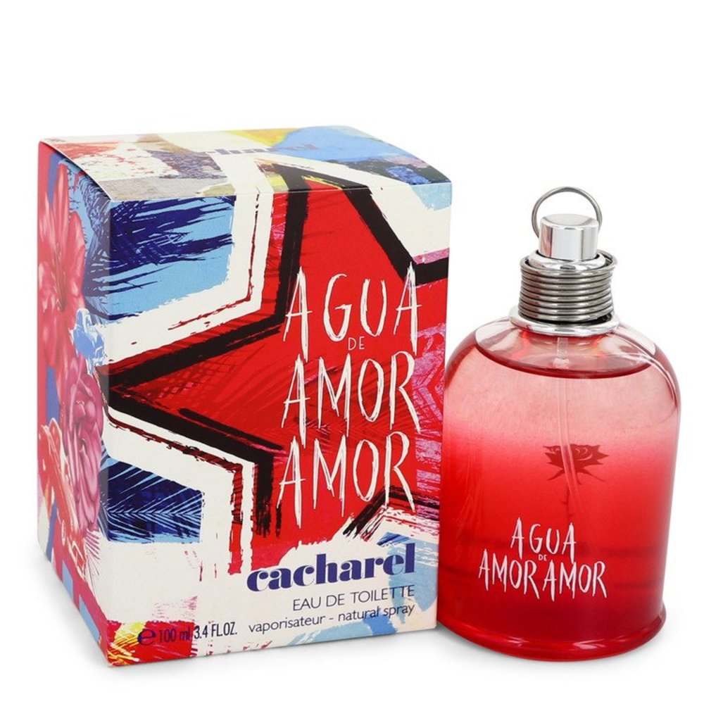 Agua De Amor Amor By Cacharel Eau De Toilette Spray 3.4 Oz For Women