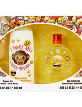 Emoji I Love My Wild Friends Edt Spray 3.4 Oz and Shower Gel 10.1 Oz For Anyone