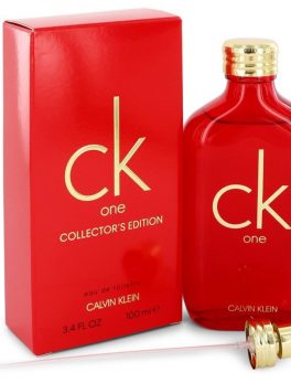 Ck One By Calvin Klein Eau De Toilette Spray (unisex Red Collector's Edition) 3.3 Oz For Men