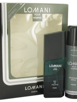 Lomani By Lomani Gift Set -- 3.4 Oz Eau De Toilette Spray + 6.7 Oz Deodorant Spray For Men