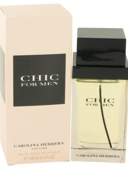 Chic By Carolina Herrera Eau De Toilette Spray 3.4 Oz For Men