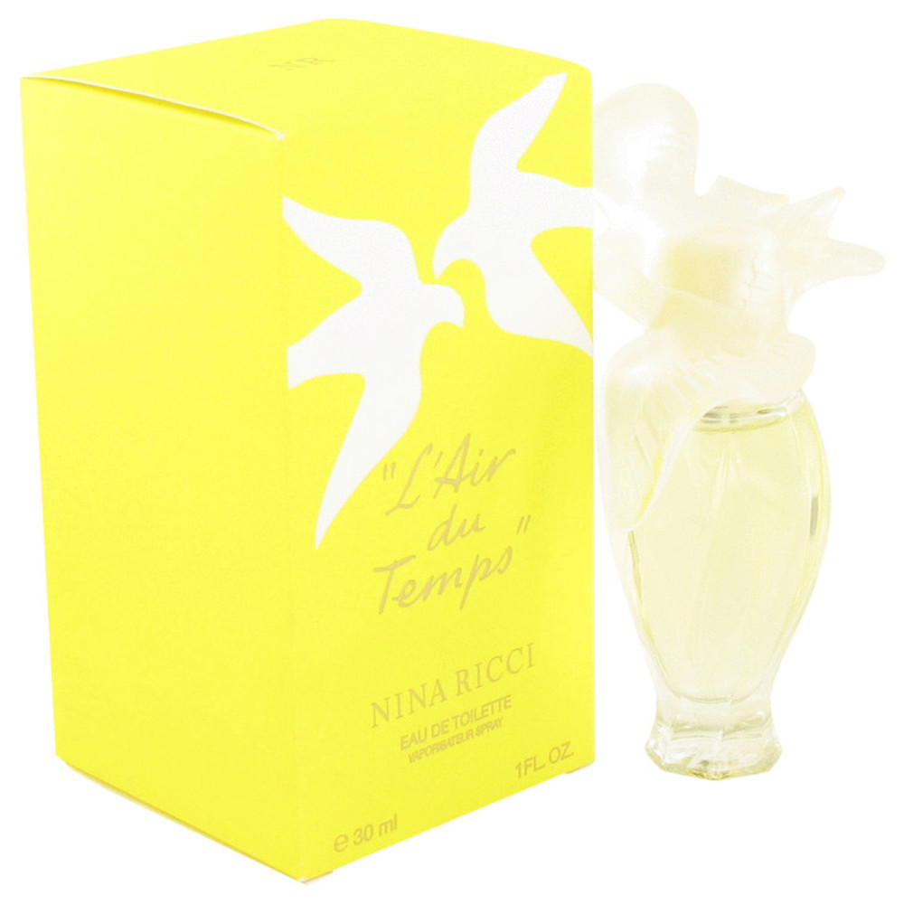 L'air Du Temps By Nina Ricci Eau De Toilette Spray With Bird Cap 1 Oz For Women