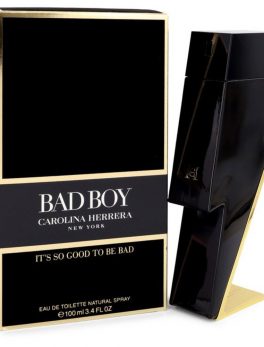 Bad Boy By Carolina Herrera Eau De Toilette Spray 3.4 Oz For Men