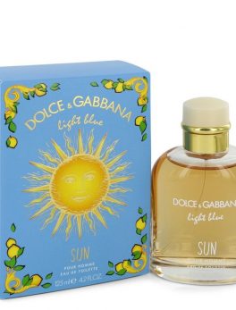Light Blue Sun By Dolce and Gabbana Eau De Toilette Spray 4.2 Oz For Men