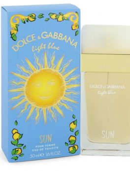 Light Blue Sun By Dolce and Gabbana Eau De Toilette Spray 1.7 Oz For Women