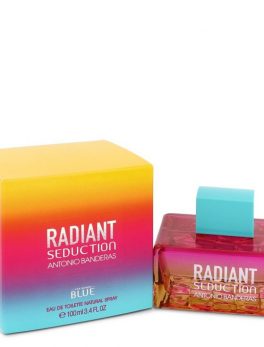 Radiant Seduction Blue By Antonio Banderas Eau De Toilette Spray 3.4 Oz For Women
