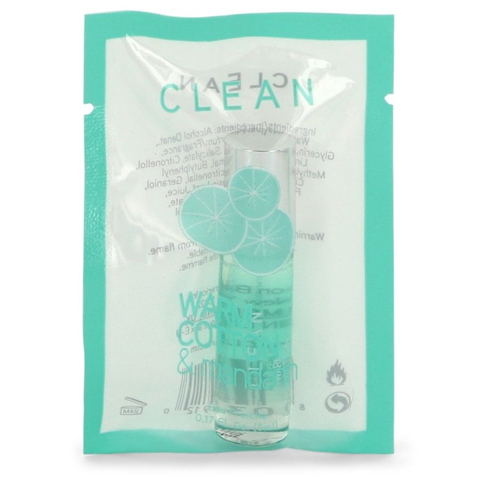 Clean Warm Cotton and Mandarine By Clean Mini Eau Fraichie .17 Oz For Women