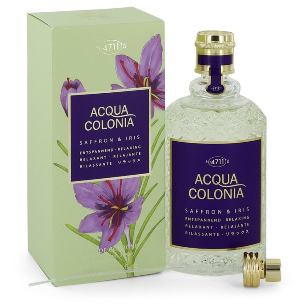 4711 Acqua Colonia Saffron and Iris By Maurer and Wirtz Eau De Cologne Spray 5.7 Oz For Women