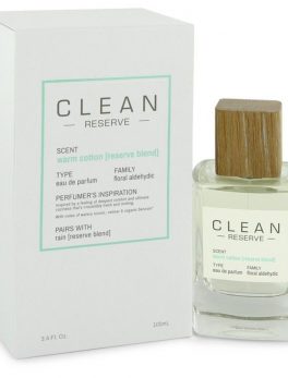 Clean Reserve Warm Cotton By Clean Eau De Parfum Spray 3.4 Oz For Women
