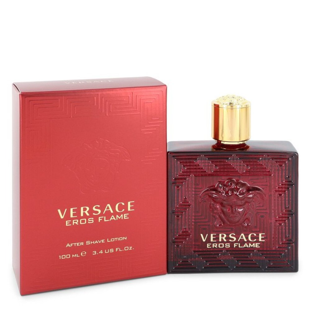 Versace Eros Flame By Versace After Shave Lotion 3.4 Oz For Men